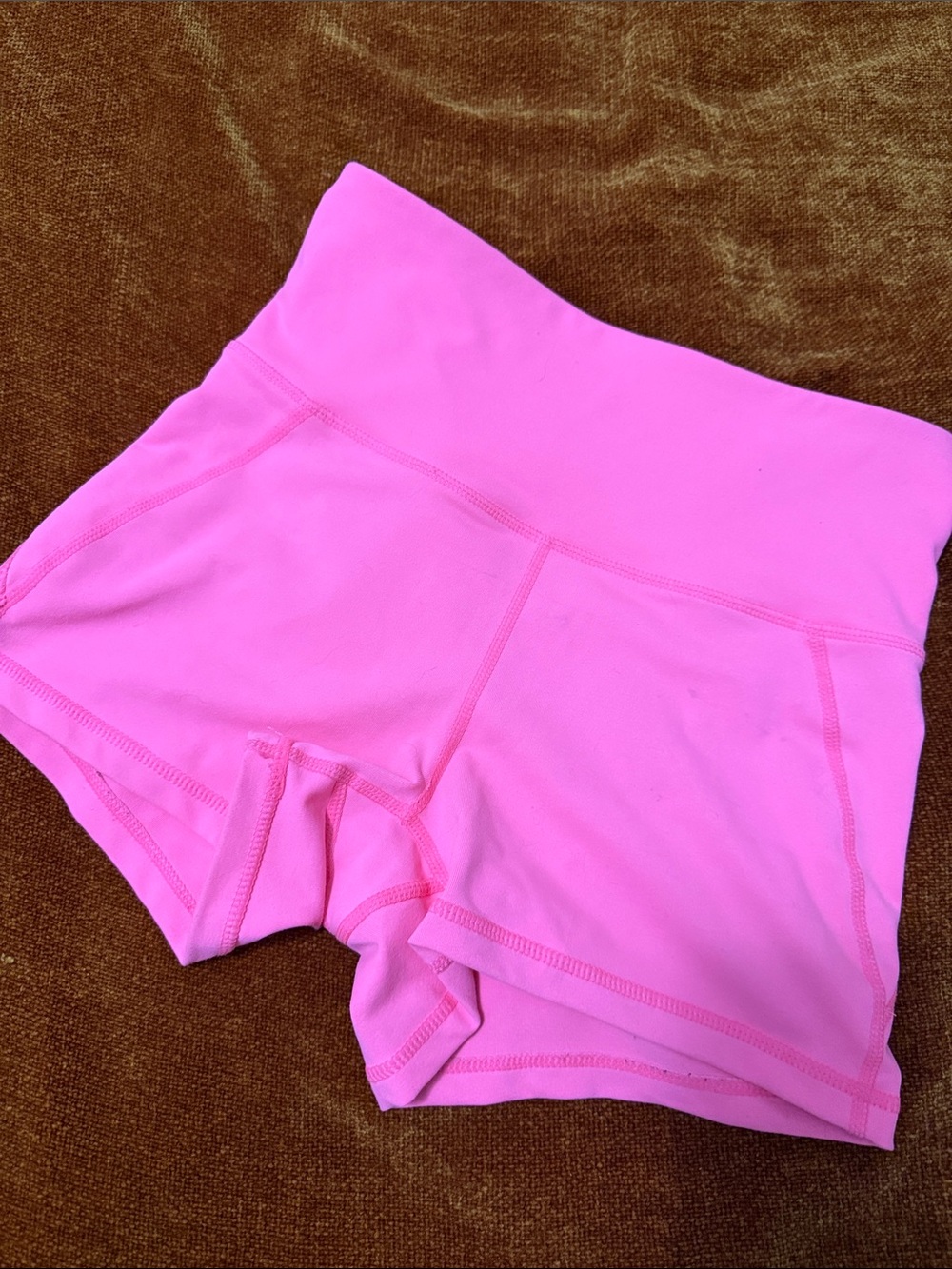 Sommer Ray | High-Waist Pink Performance Shorts for Women | S